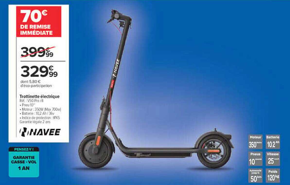 Trottinette électrique Réf. V20 Pro II
