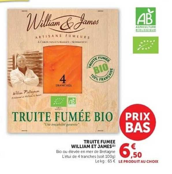 TRUITE FUMÉE BIO