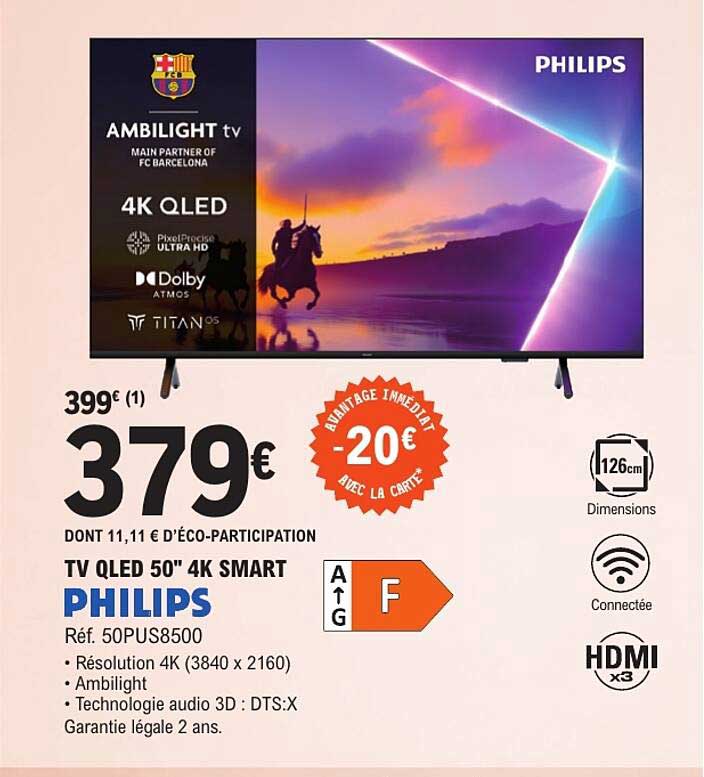 TV OLED 50" 4K SMART PHILIPS