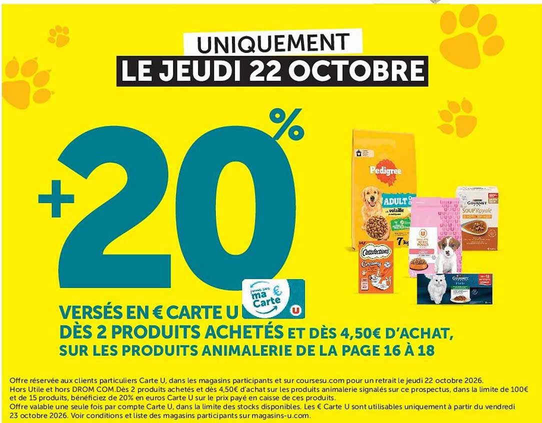 UNIQUEMENT LE JEUDI 22 OCTOBRE