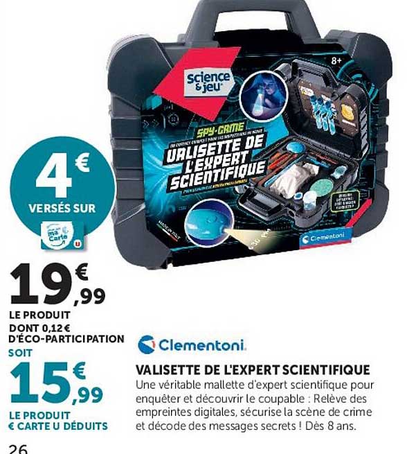 VAISETTE DE L'EXPERT SCIENTIFIQUE