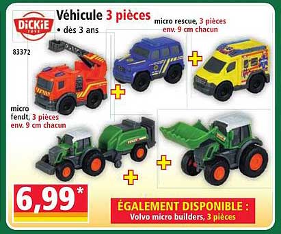 Véhicule 3 pièces