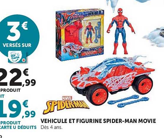 VEHICULE ET FIGURINE SPIDER-MAN MOVIE