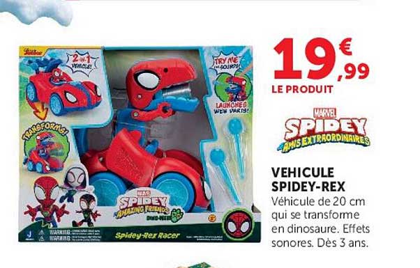 VEHICULE SPIDEY-REX