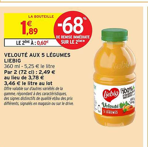 VELOUTÉ AUX 5 LÉGUMES LIEBIG