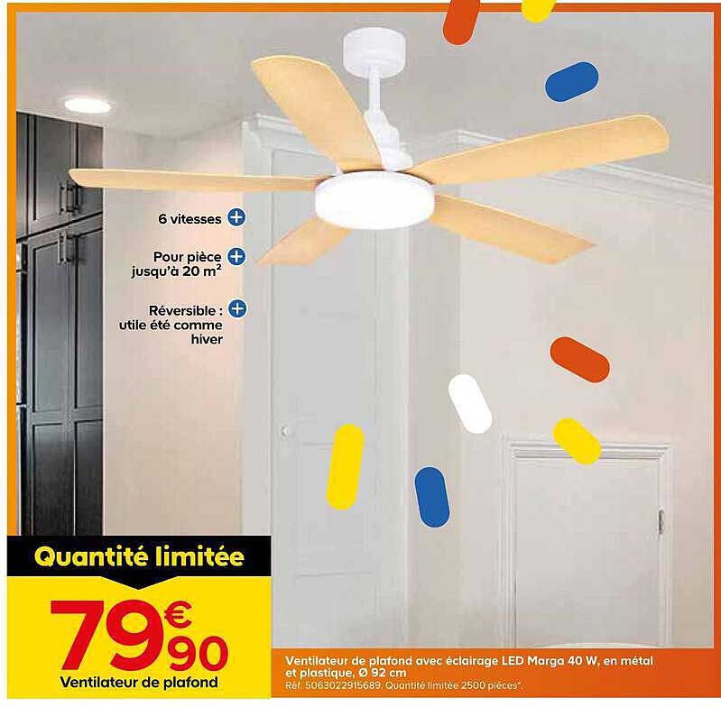 Ventilateur de plafond