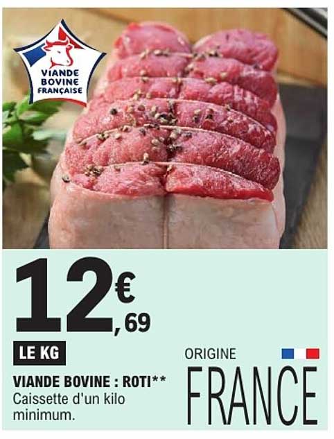 VIANDE BOVINE : ROTI**