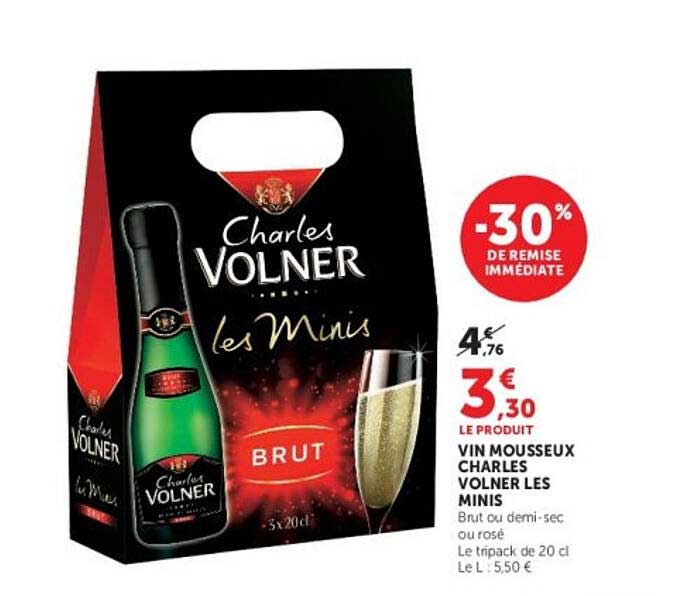 VIN MOUSSEUX CHARLES VOLNER LES MINIS