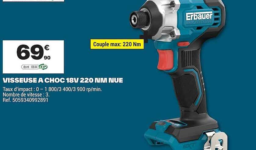 VISSEUSE A CHOC 18V 220 NM NUE
