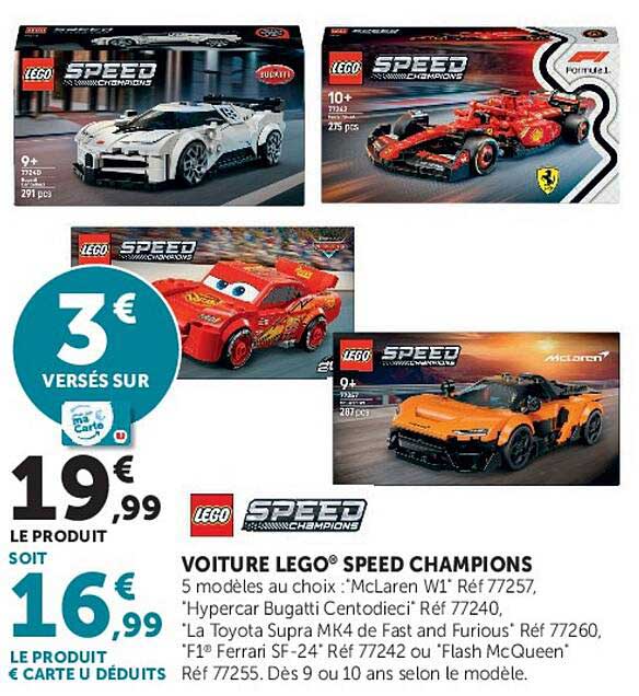 VOITURE LEGO® SPEED CHAMPIONS