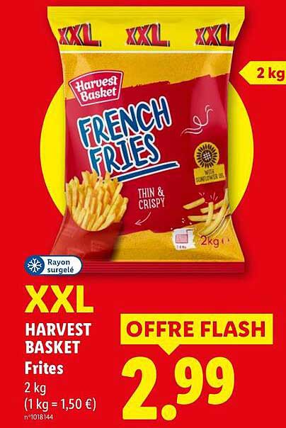 XXL HARVEST BASKET Frites 2 kg