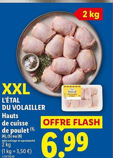 XXL L'ÉTAL DU VOLAILLER Hauts de cuisse de poulet