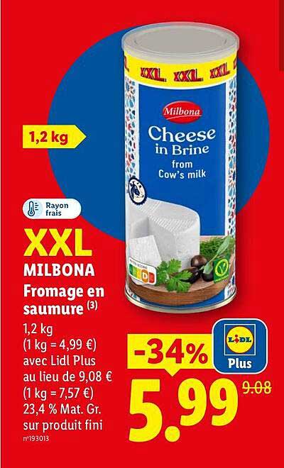 XXL MILBONA Fromage en saumure (3)