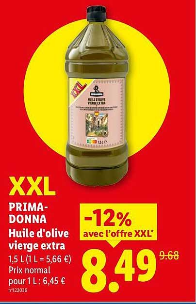 XXL PRIMA-DONNA Huile d'olive vierge extra