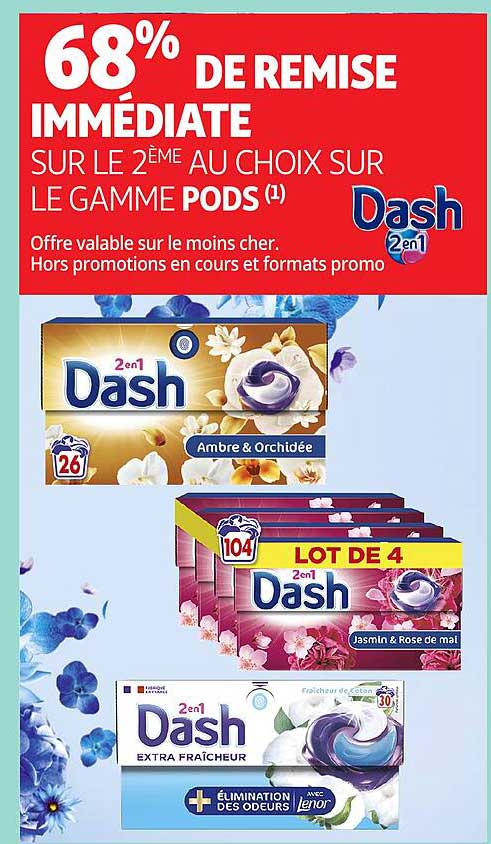 68% DE REMISE IMMÉDIATE SUR LE 2ÈME AU CHOIX SUR LE GAMME PODS