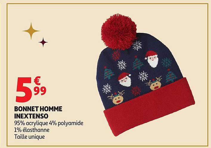 BONNET HOMME INEXTENSO