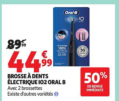 BROSSE À DENTS ÉLECTRIQUE IO2 ORAL B