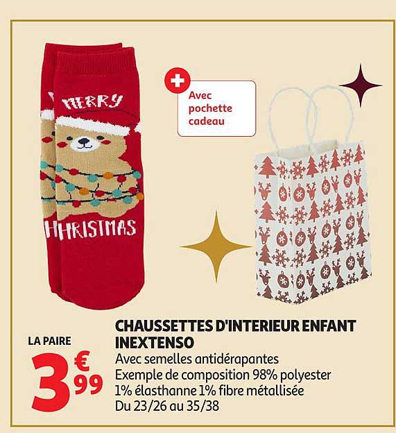 CHAUSSETTES D'INTÉRIEUR ENFANT INEXTENSO