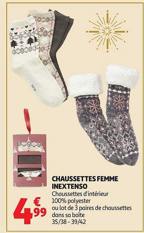 CHAUSSSETTES FEMME INEXTENSO