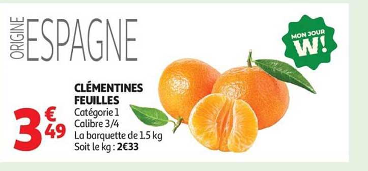 CLÉMENTINES FEUILLES