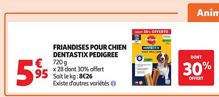 FRIANDISES POUR CHIEN DENTASTIX PEDIGREE