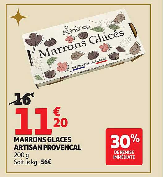 MARRONS GLACÉS ARTISAN PROVENCAL