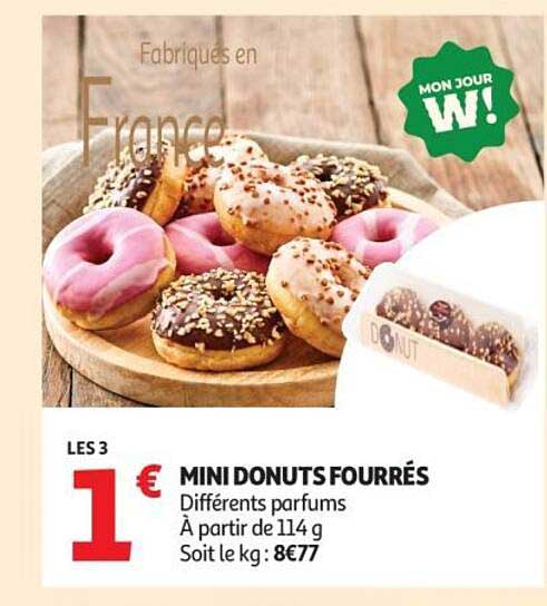 MINI DONUTS FOURRÉS