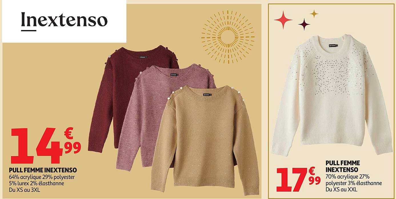 PULL FEMME INEXTENSO