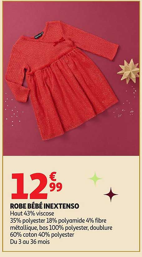 ROBE BÉBÉ INEXTENSO