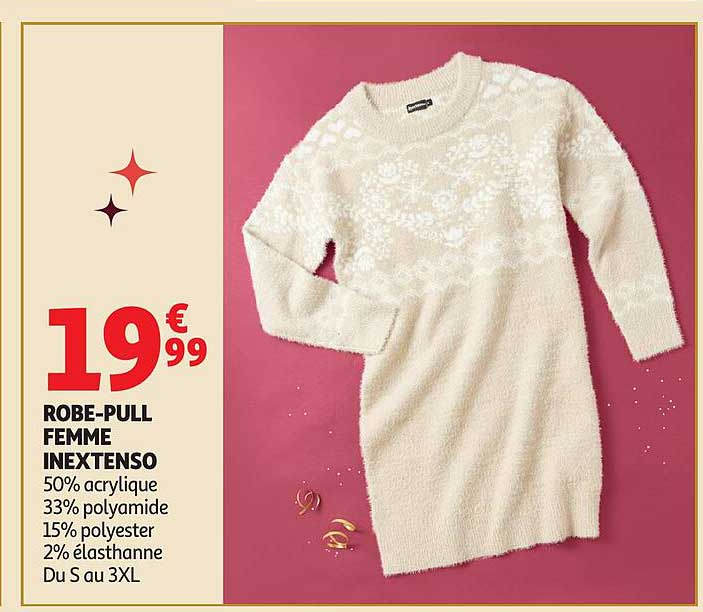 ROBE-PULL FEMME INEXTENSO