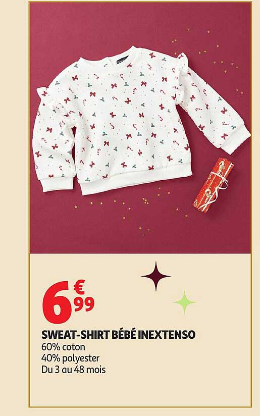 SWEAT-SHIRT BÉBÉ INEXTENSO