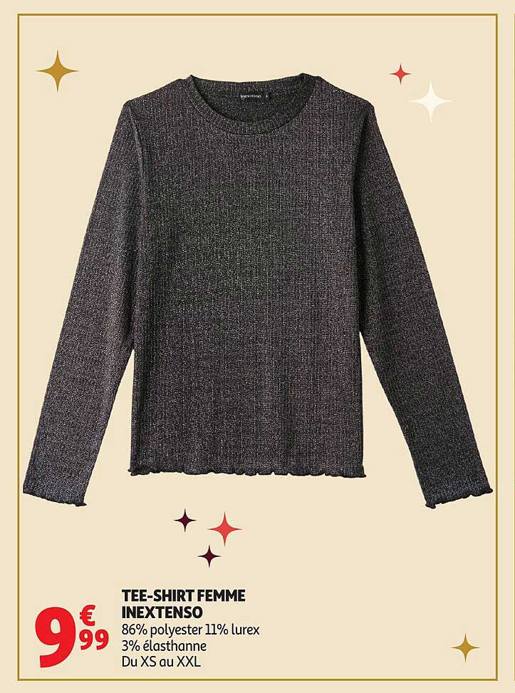 TEE-SHIRT FEMME INEXTENSO