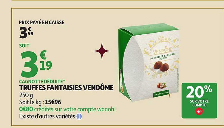 Truffes Fantaisies Vendôme 250 g