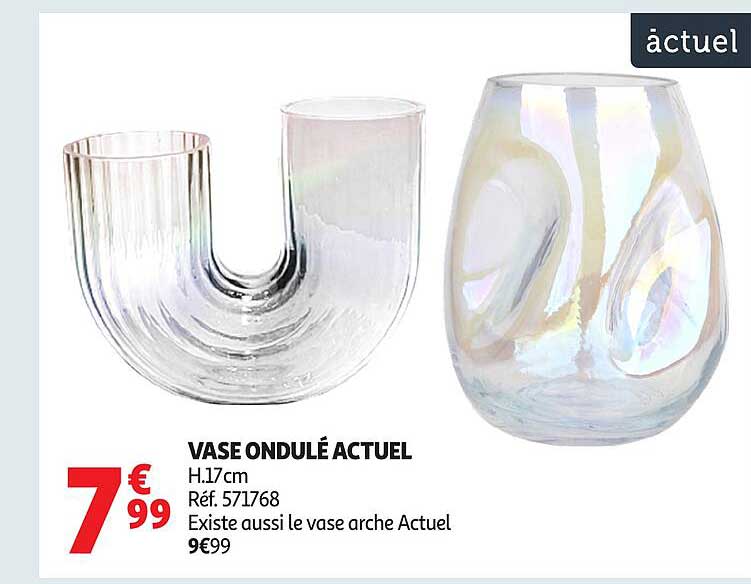 VASE ONDULÉ ACTUEL