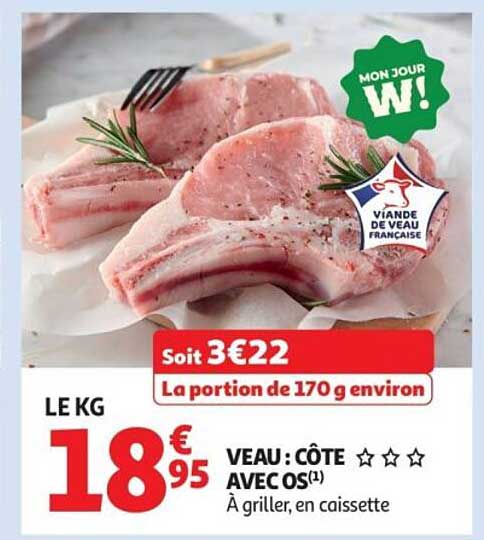VEAU : CÔTE AVEC OS