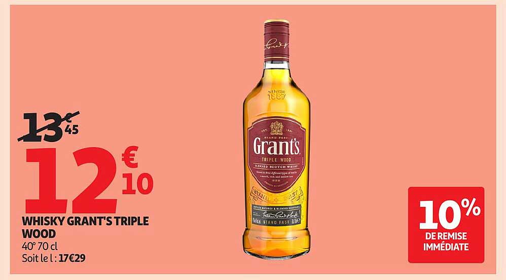 WHISKY GRANT'S TRIPLE WOOD