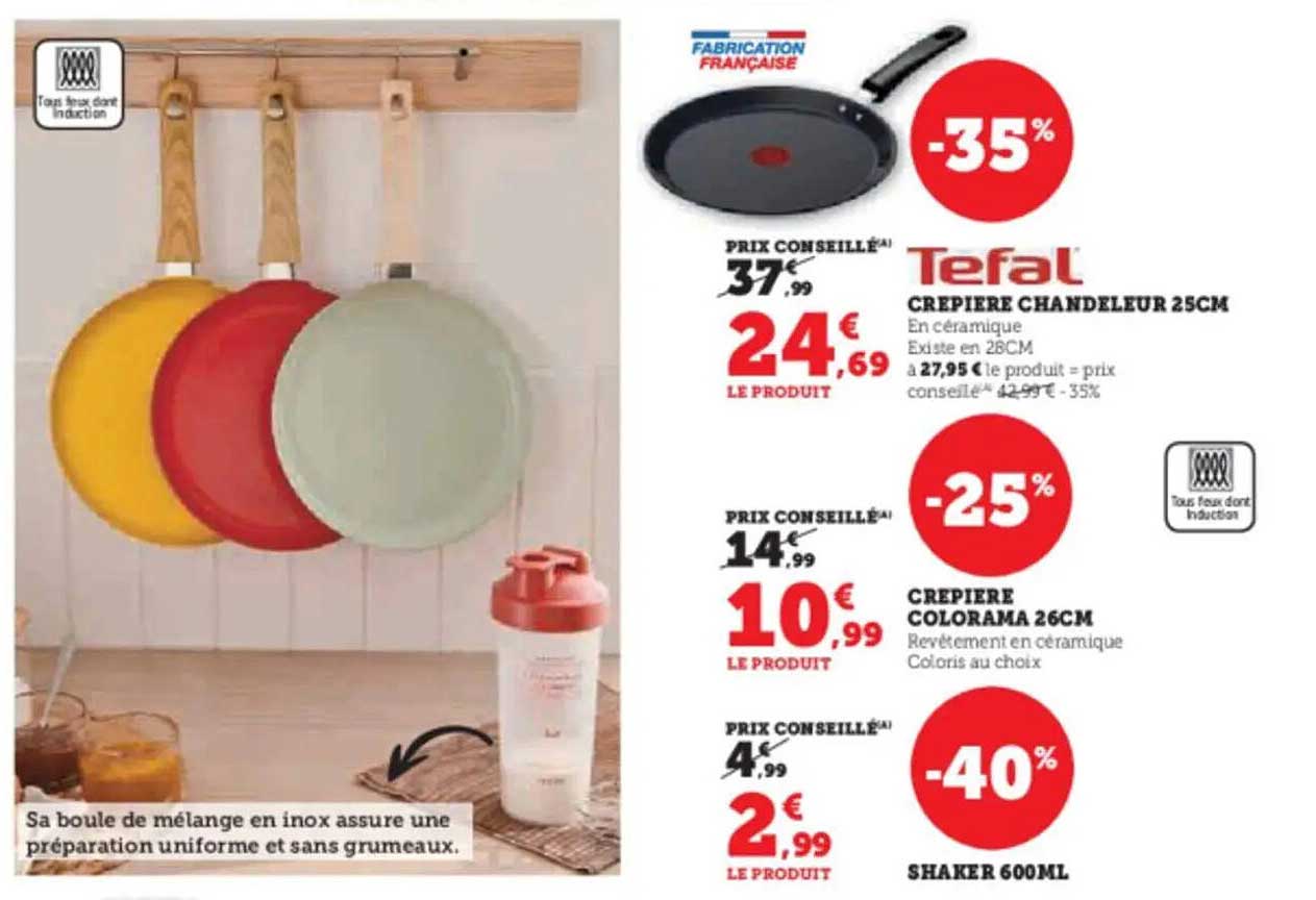 Tefal Crêpière Chandeleur 25CM