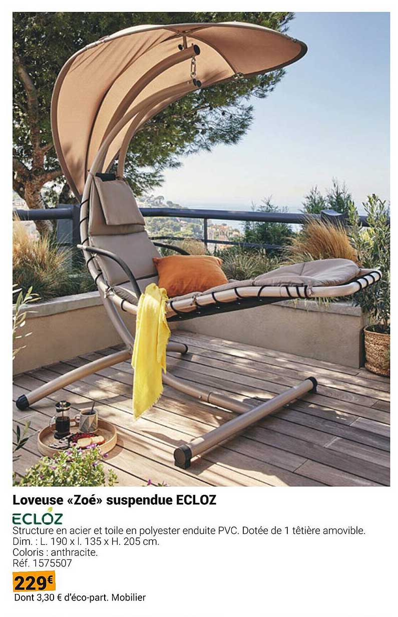Loveuse «Zoé» suspendue ECLOZ