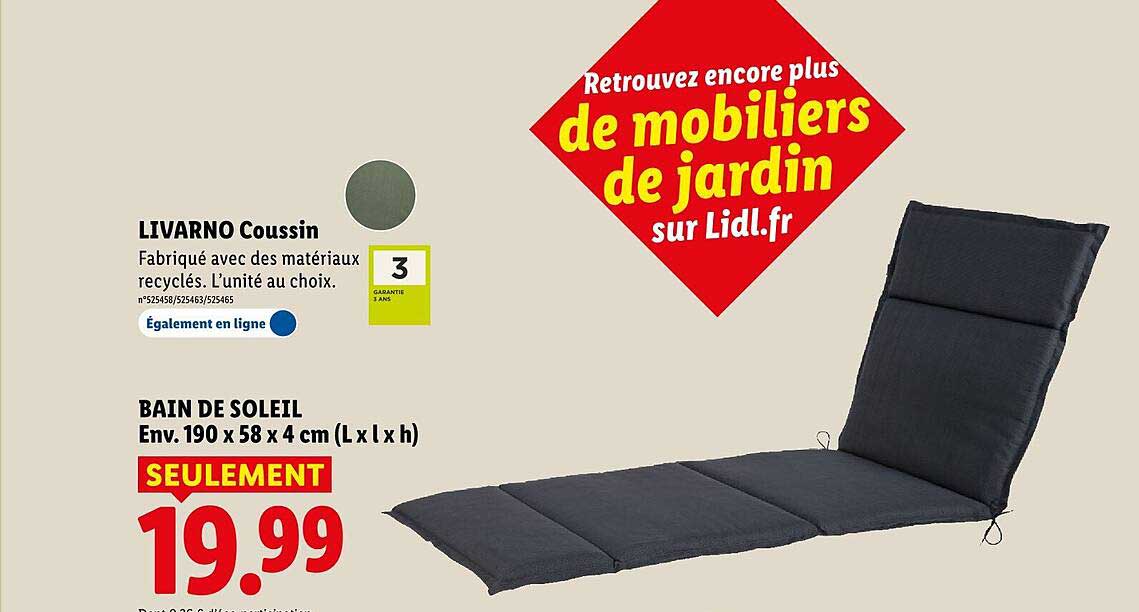Promo Bain De Soleil chez Lidl - 123Catalogue.fr