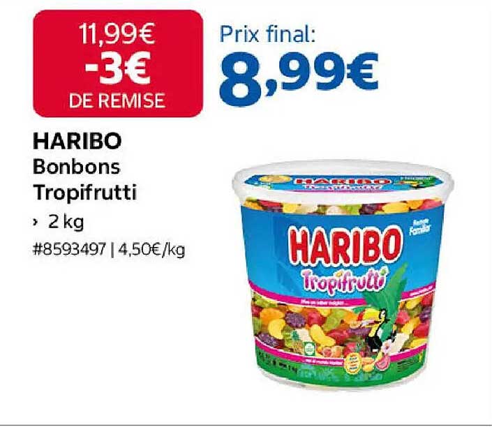 HARIBO Bonbons Tropifrutti