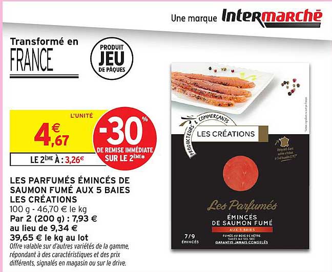 LES PARFUMÉS ÉMINCÉS DE SAUMON FUMÉ AUX 5 BAIES