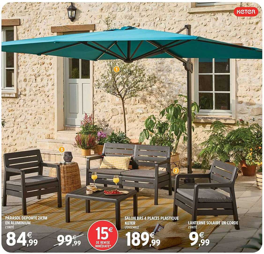 PARASOL DEPORTE 2X3M EN ALUMINIUM