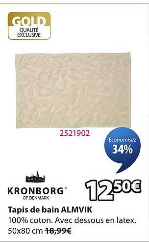 Tapis de bain ALMVIK