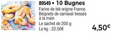 10 Bugnes