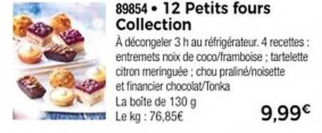 12 Petits fours Collection