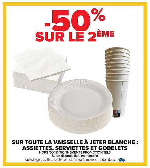 -50% SUR LE 2ÈME