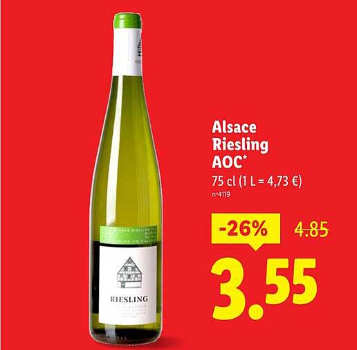 Alsace Riesling AOC*
