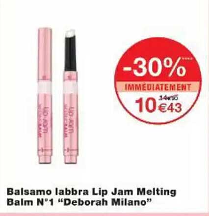 Balsamo labbra Lip Jam Melting Balm N°1 "Deborah Milano"