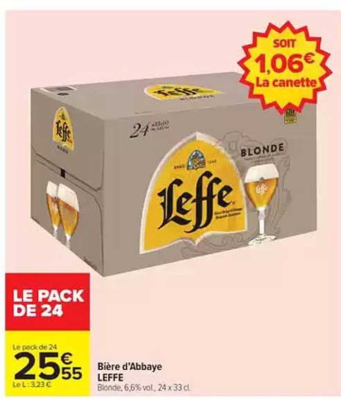 Bière d'Abbaye LEFFE