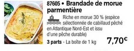 Brandade de morue parmentière